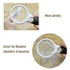 Magnifier 3 LED Light, Marrywindix 3X 45X Handheld Magnifier Reading
