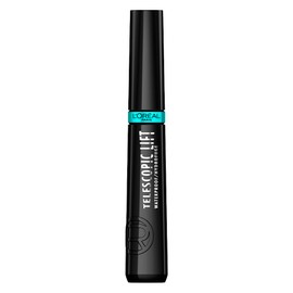 L'Oreal Paris Mascara de pestañas Telescopic Lift A Prueba de Agua, Negro, 10 ml
