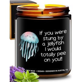 Funny Friendship Candle, If You Were Stung by a Jellyfish, Funny Gifts for Friends Adult Humor, Best Friends Gifts for Friends Women Unique, Birthday, Christmas, Gift-Ready