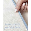 Toalla con Capucha para Bebé 100% Algodón 74x96 cm Azul
