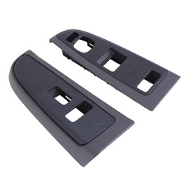 Aublinto Power Window Switch Window Switch Bezel Replacement Right & Left Fit for Chevy Silverado for GMC Sierra 1500 2500 3500 2004-2007 1 Pair LH+RH Side Power Window Switch Bezel 89045120 89045124