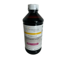 Pure New 8 oz integrative therapeutics Sambucus Elderberry Syrup Berry Flavored
