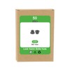 sourcing map M6x1mm Flange Nylon Insert Lock Nuts, 50Pcs Carbon