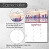 Birthday Calendar with Sayings and Motifs, Year-Independent, Permanent Calendar with