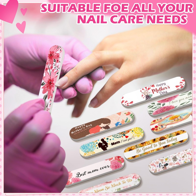 Lanties Christian Nail Files Gifts Bulk, 50 Pcs, Best Mom