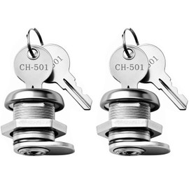 Truck Tool Box Lock Replacement – 5/8" Cylinder Keyed Alike (2 Pack) for Paddle Handle Latch – Compatible with UWS, Dee Zee, Delta, Kobalt, Craftsman, WeatherGuard, Better Built Toolboxes