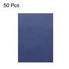 sourcing map Colored Vellum Paper, 50 Sheet Deep Blue Transparency