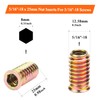 5/16-18 Threaded Inserts, Wood Inserts, Steel Threaded Inserts for Wood