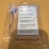 Blank Business Card Letter Opener-No Imprint All Clear As Seen