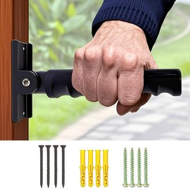2pack Doorway Flip Assist Handle, Door Assistant Support Grip Handle, Doorway Stair Assist Grab Bar for Seniors, Elderly, Disabled, Handicap and Injured People (2)