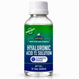 Hyaluronic Acid 1% Solution – (8.11 fl oz / 240ml) Ready-to-Use HA for DIY Serums, Toners & Moisturisers | No Mixing Required