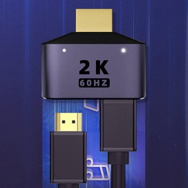 KUFptva HDMI-Compatible Splitter 1 in 2 Out -2K HDMI-Compatible Splitter 1x2 Ports Powered 2K Full UltraHD 1920x1080 3D Support