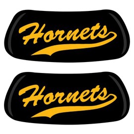 Anderson's Hornets Script EyeBlacks, 12 Pairs per Package, School Spirit, Spirit Gear, Sports Fan Gear, Football Cheerleader Accessories, Homecoming