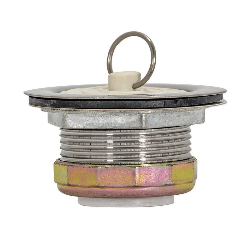 EZ-FLO 30041 Stainless Steel Tray Stopper Strainer for Bathtub or