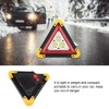 Sonew Safety Triangle Warning Sign, 30W Multifunction Car Breakdown Emergency