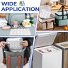 WYKOO 10Packs Self-Absorbing Ice Pack, Ice Pack Sheets for Coolers,