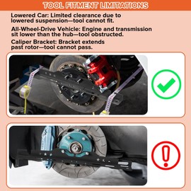 mocsenber Wheel Alignment Tool with 2 Measuring Tapes, Automotive Tools Matte Black Toe Alignment Plates for Home Use, Camber Alignment Plates, Car Alignment Tool Kit, Front End Alignment Tool