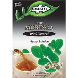 Dalgety Pure Moringa Herbal Infusion Cartons 100% Natural, Caffeine Free Tea – A Mild Bitter/Sweet Super Tea Packed with Unique Health Benefits (3 Pack)