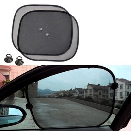 Yeonmot Market Car Mesh Sunshade 2-Pack UV Protection Car Camping Curtain Car Curtain Awning / 연못시장 자동차 메쉬 햇빛차단 햇빛가리개 2개 자외선 차박커튼 차커튼 차양막