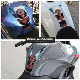 Tankpad Protective Motorcycle Gel Pad Anime Girl Cyan Senpai Fun Saying X509656VA