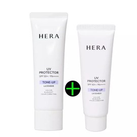 HERA 헤라 유브이 프로텍터 톤업 라벤더 50ml +톤업40ml 증정_무배 Hera UV Protector Tone Up Lavender 50ml + Tone Up 40ml Free Gift_Freeshipping