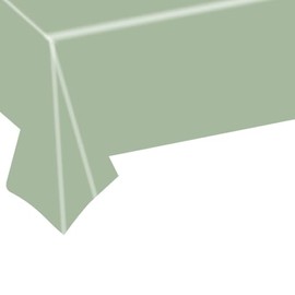 MORAINJAY Party Tablecloth,Sage Green Table Cloth for Birthday,137x274cm Birthday Table Cover Party Tableware,Solid Color Table Decors for Party,Wedding,Picnic,Sage Green Party Supplies for 16 Guests