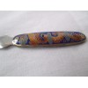 CLOISONNE LETTER OPENER - VINTAGE W/ INLAID ABSTRACT DESIGN- 6