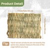Sukh 4 PCS Rabbit Grass Mats - Natural Hay Woven