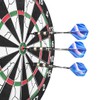 CyeeLife Steel Darts Set 30g Brass Barrels with Shafts Flights