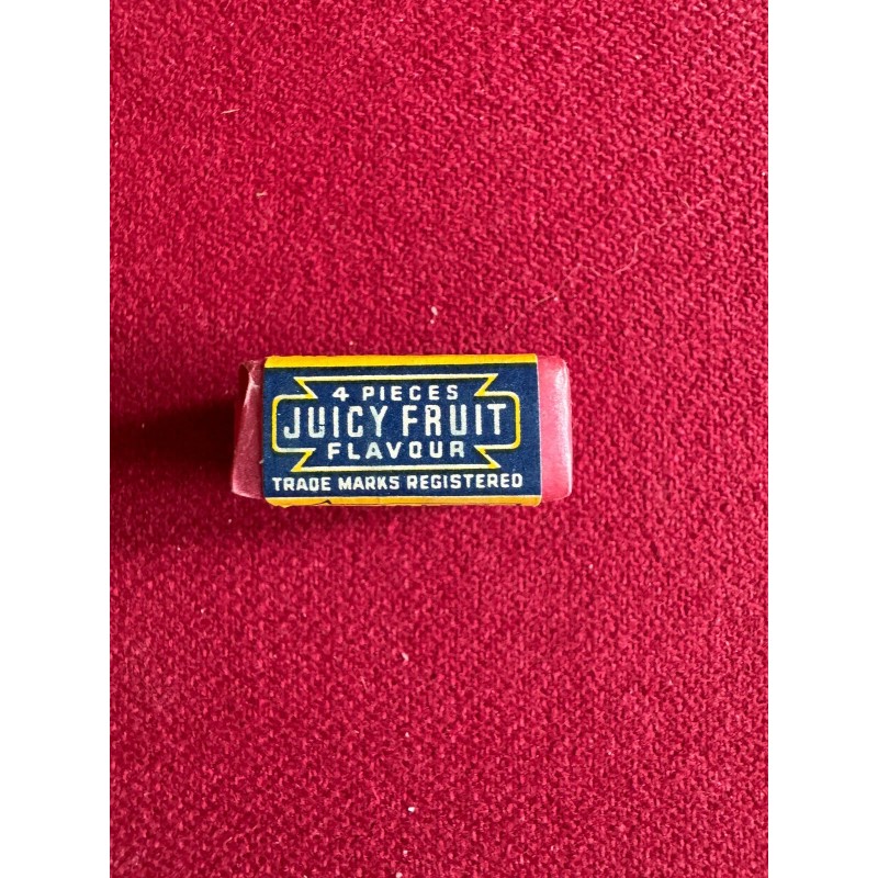 1950, Wrigley's JUICY FRUIT , "Un-Opened" Pellet Gum Pack (Scarce