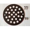 Poyde 4 Inch Screw-in Round Shower Drain Cover Replacement Floor