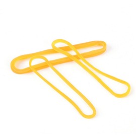 Ciieeo 50g Yellow High Elastic Rubber Bands Bundling Ring for Home Office Lightweight Stretchable Natural Rubber for Organizing and Firmly Bundling Items