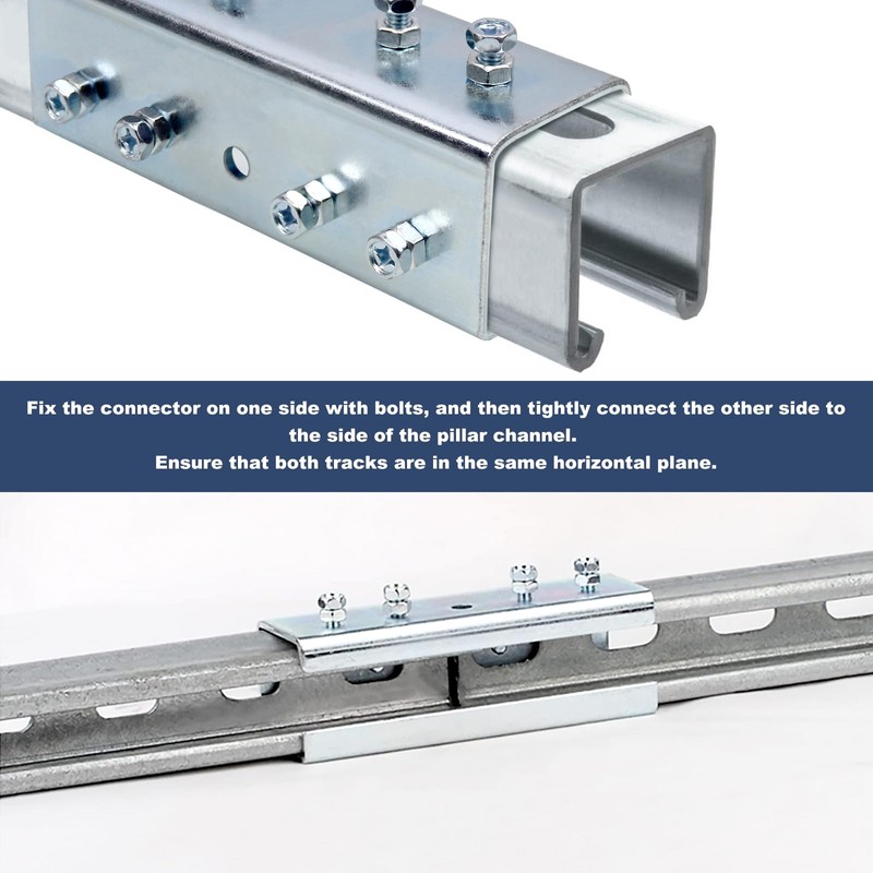 CNQLIS 1 PCS Strut Channel Connector Extend Bracket, U Shaped