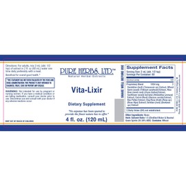 Pure Herbs: Vita-Lixir - 4 oz.