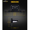 Partsam LED License Plate Light Waterproof 12V DC License Tag