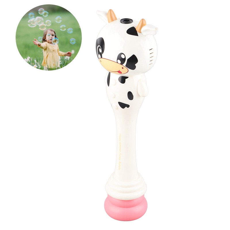 Bubble Blower Wand Boys Girls Toddlers Electronic Bubble Blowing Toy