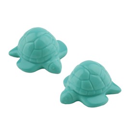 Tinoaly2pcs Sea Turtle Toilet Floor Bolt Covers Decorative, Ceramic Cute Animals Screw Knob Caps Easy Installation Coastal Accessories for Bathroom Decoration