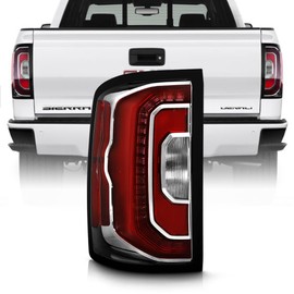 KEEKPO - For [Factory LED Type] 2016 2017 2018 GMC Sierra 1500 SLT|Denali Tail Light Brake Lamp Replacement Driver Side