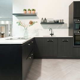 10 Pack Black Cabinet Handles , 6" Drawer Pull, Cabinet Pulls Aluminum Handles Round Pull for Drawer, Gold and Black Oxidation Finish with Diamond Pattern Golden Finish ( 5" Hole Center)