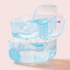 YANDY Denture Bath Box Cup, Complete Clean Care for Dentures,