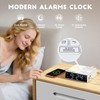 White Noise Sound Machine with Dual Alarm Clock - Soft