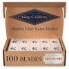 King C. Gillette King C. Gillette Double-Edge Safety Razor blades