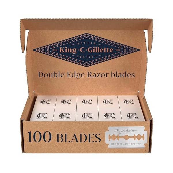 King C. Gillette King C. Gillette Double-Edge Safety Razor blades