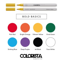 Spectrum Noir Colorista Paint Markers - Pack of 8 - Bold Basics