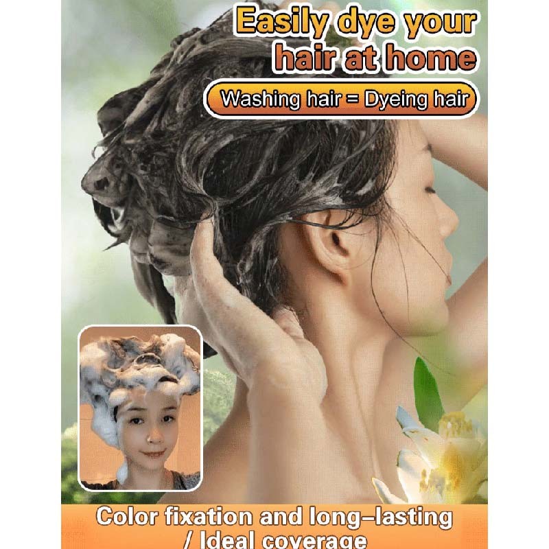 Bubble hair dye, shampoo, hair color, Pewarna, Warna, Rambut, semi-permanent
