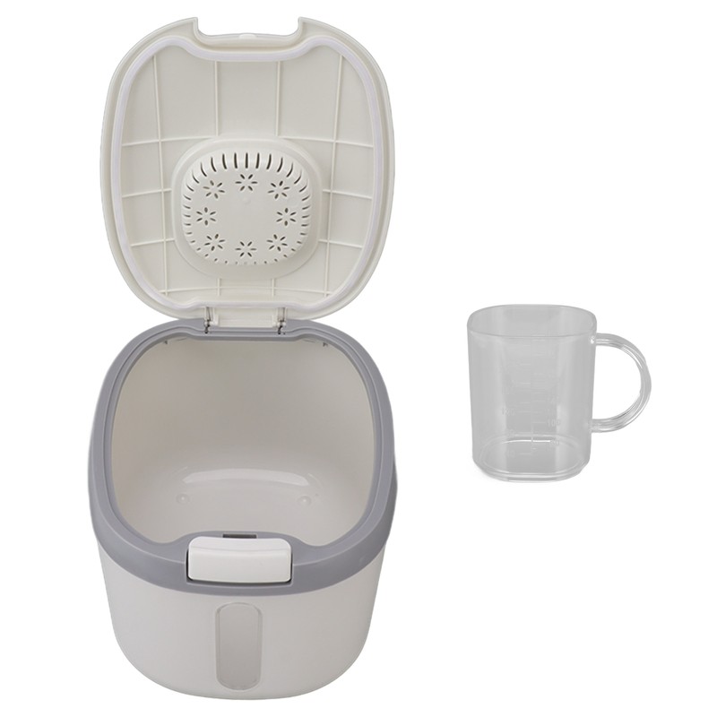 Rice Container Bug Proof Odorless Airtight Rice Box with Clear