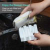 Morelax White Marble Soap Dish with Drain Bar Soap Holder