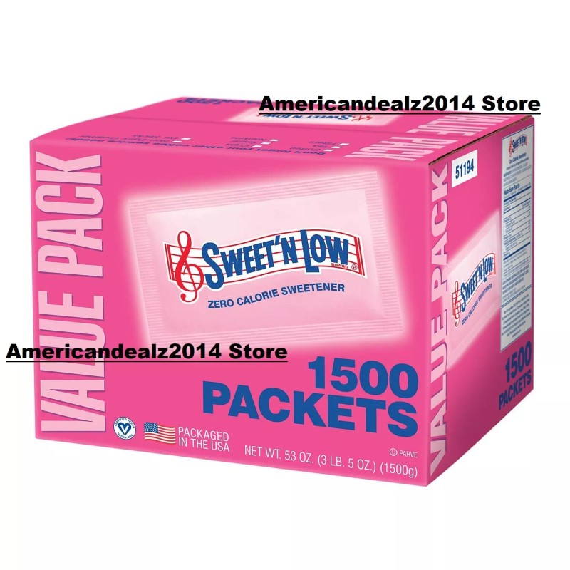 Sweet'N Low (1,500 ct.), SEALED ITEM!! 1500 Packets!!! FRESH NEW
