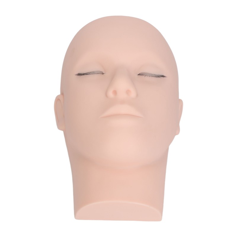 Eyelash Mannequin Head 3 Layers High Density Lash Extension Makeup