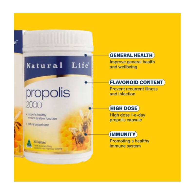 Natural Life Propolis 2000 365 Caps